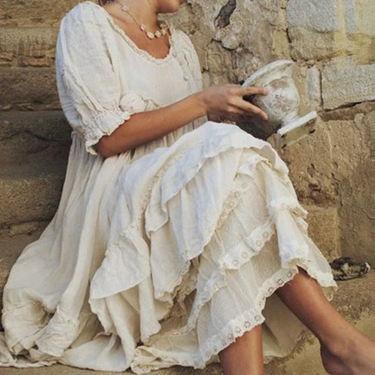 Marta™ | Jurk in natuurlijke stijl