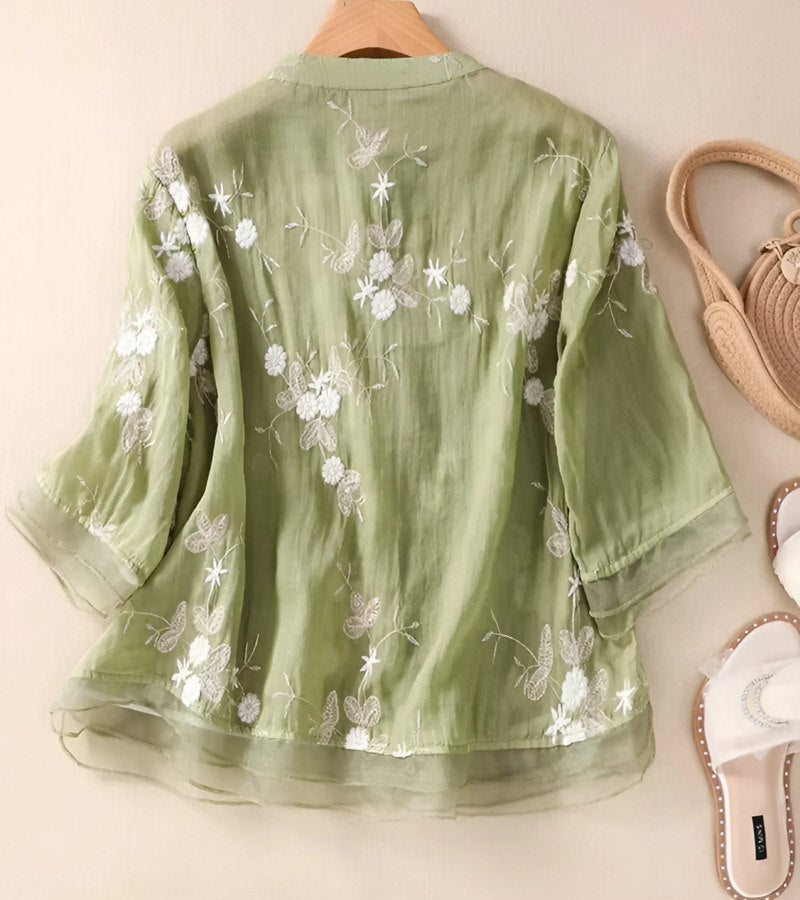 Bellerose - Geborduurd vintage overhemd