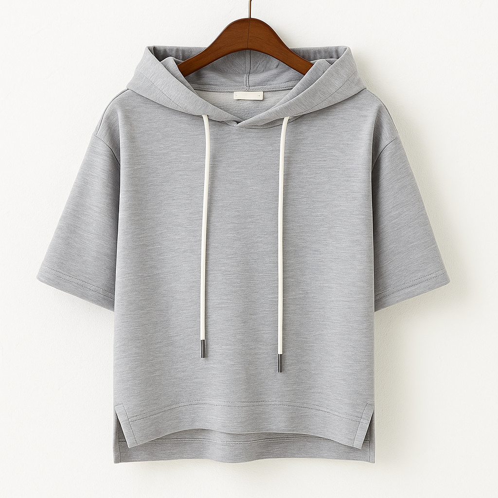 Alison - Hoodie met korte mouwen