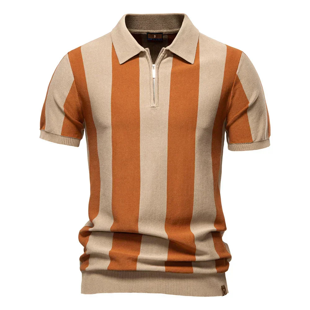 Casual gestreept poloshirt