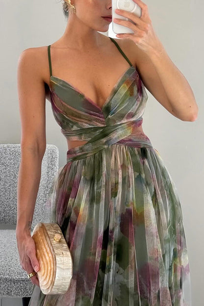 Gisella™ | Charmante maxi-jurk met bloemenprint