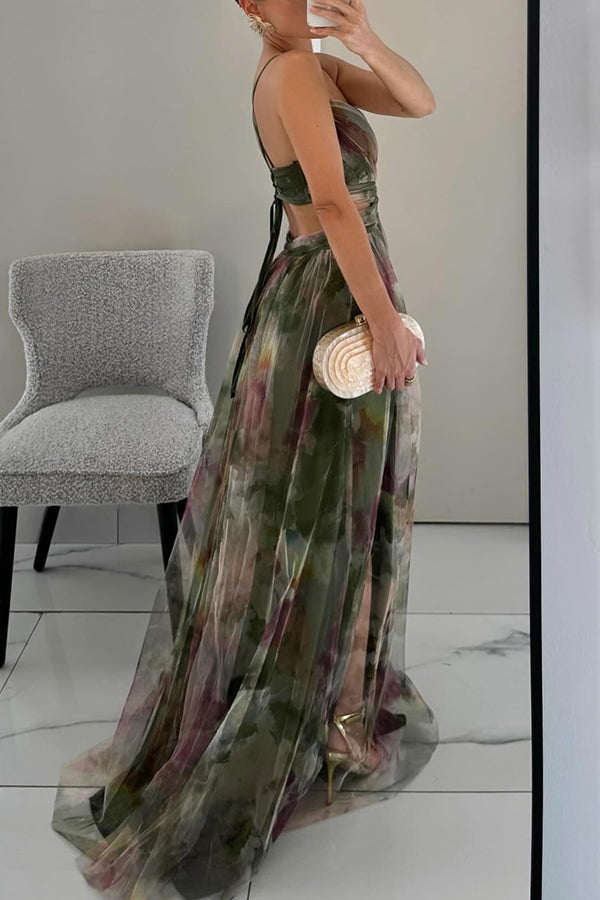 Gisella™ | Charmante maxi-jurk met bloemenprint
