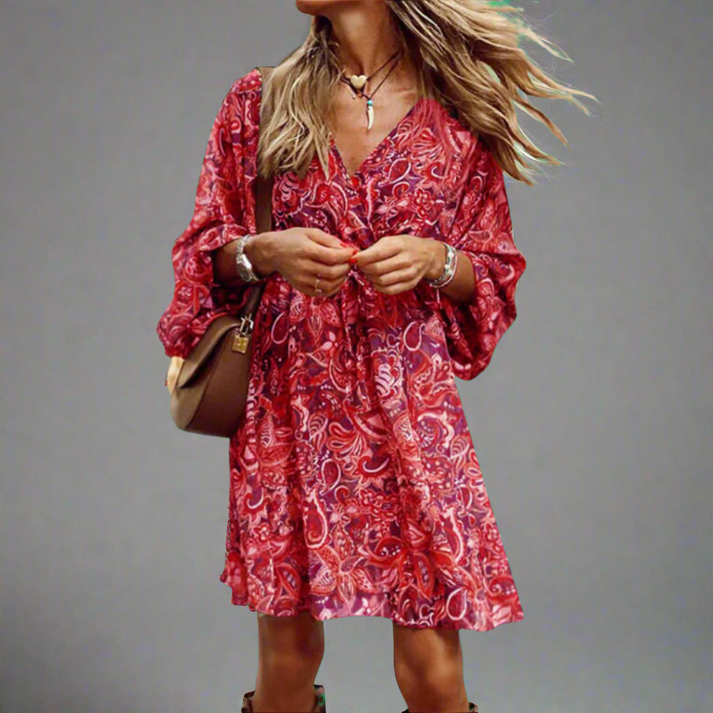 Elfrida | Luchtige zomerjurk voor een elegante uitstraling