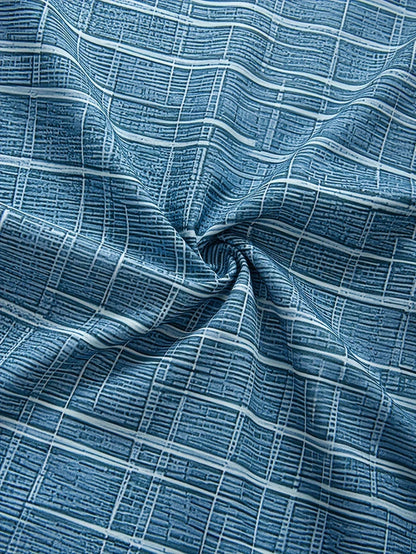 Lenoir™ | Elegant gestreept en geruit overhemd