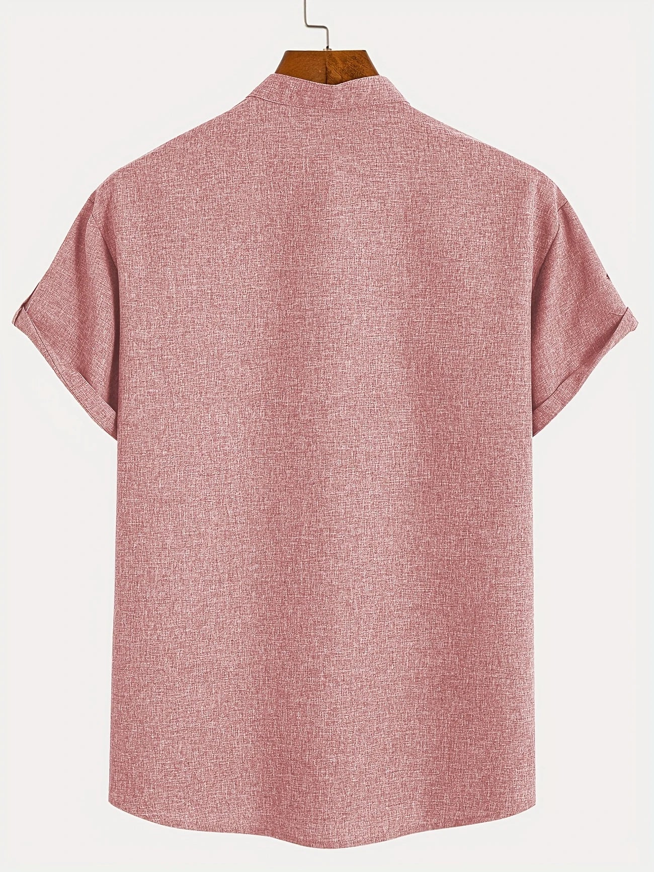 Elliott – Elegant overhemd met korte mouwen en opstaande kraag