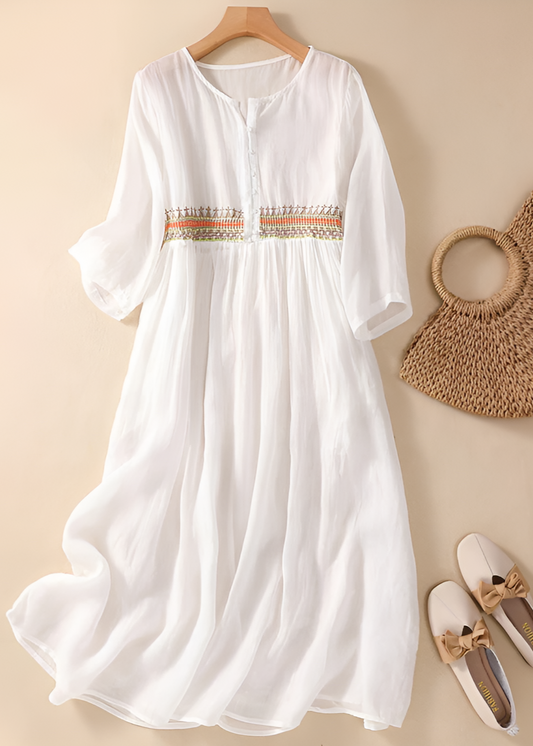 Lina™ - Geborduurde jurk