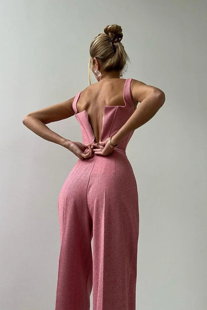 FIGEN - DRIEDELIGE SET MET DUBBELKRUISENDE BLAZER