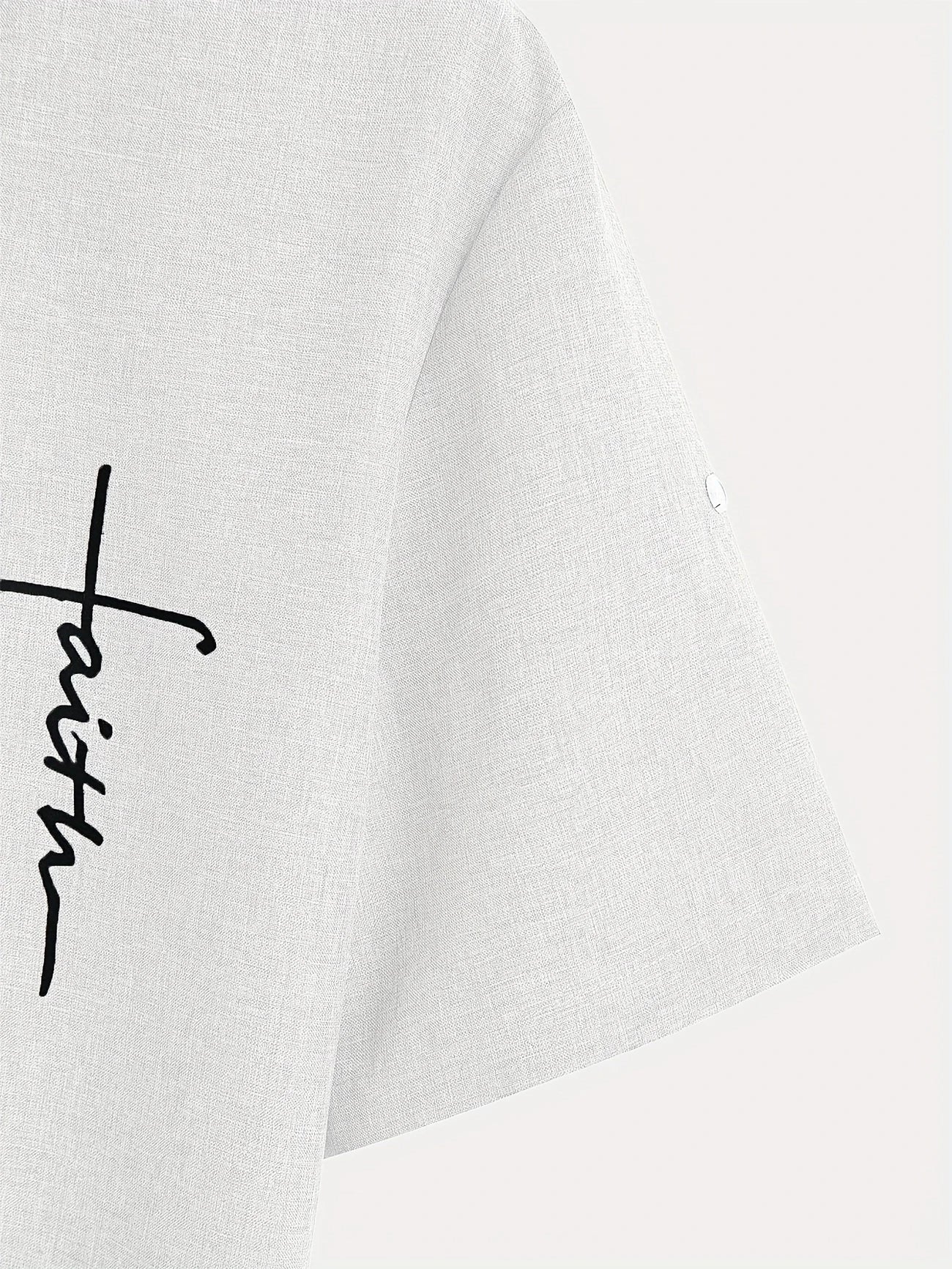 Elliott – Elegant overhemd met korte mouwen en opstaande kraag