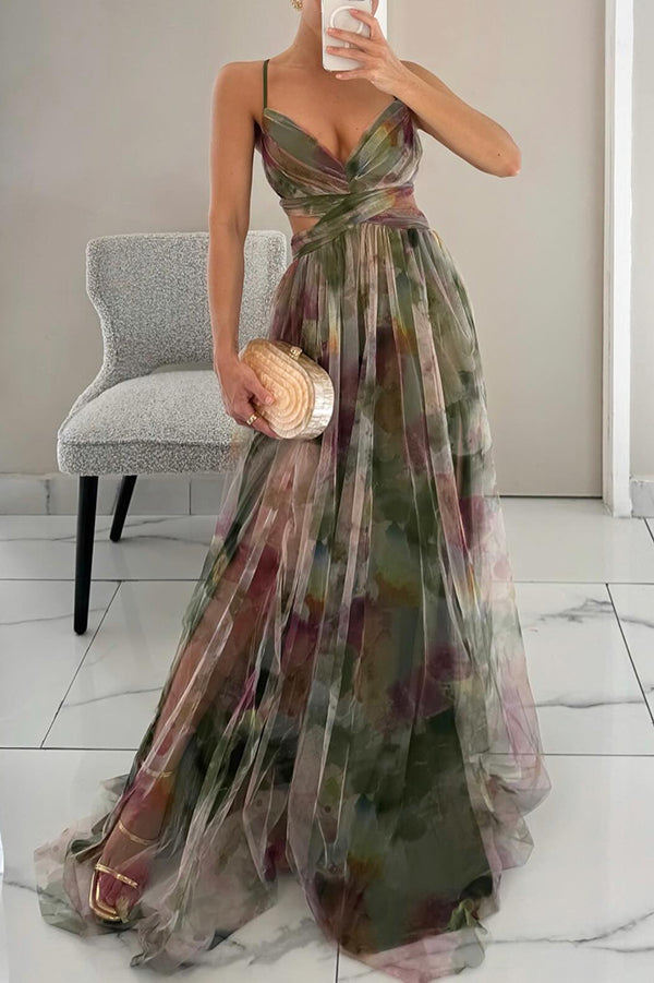 Gisella™ | Charmante maxi-jurk met bloemenprint