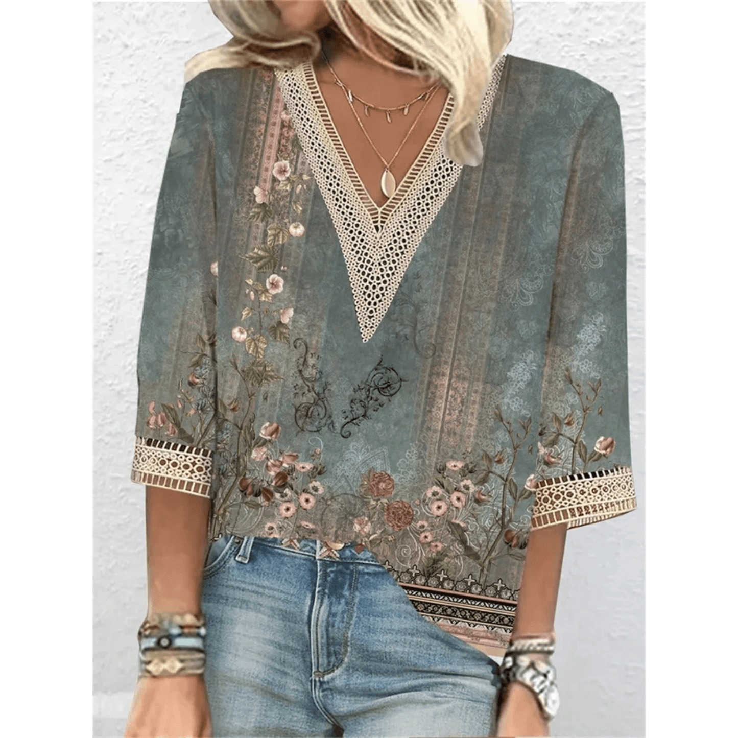 Claire | Elegante V-hals blouse