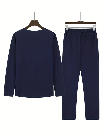 Markus™ - Casual loungeset in effen kleuren