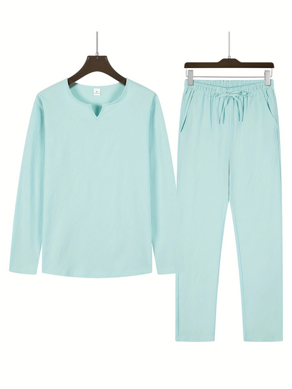 Markus™ - Casual loungeset in effen kleuren