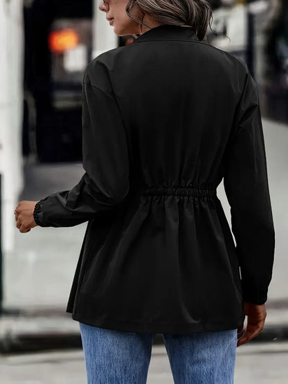 Olivia™ - Chique, halflange, winddichte jas met rits