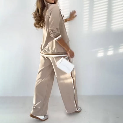 Mia™ – Blazer en wijde broekset