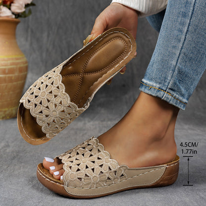 Ademende orthopedische sandalen met open teen voor dames